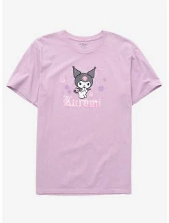 Coupon 🥰 Kuromi Lavender 👧 Girls T-Shirt 🔔