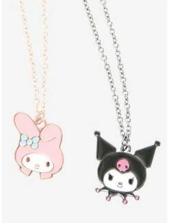 Discount 🔔 My Melody & Kuromi Best Friends Necklace Set 🔥