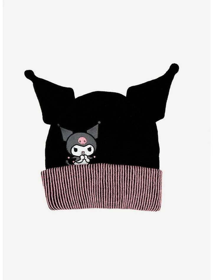 Wholesale 🥰 Kuromi Peeking Ears Beanie 👏 3 Wholesale 🥰 Kuromi Peeking Ears Beanie 👏