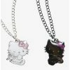 Discount 😀 Hello Kitty Angel & Devil Best Friend Necklace Set 🔔 -Cheap Sanrio Store 15570285 hi