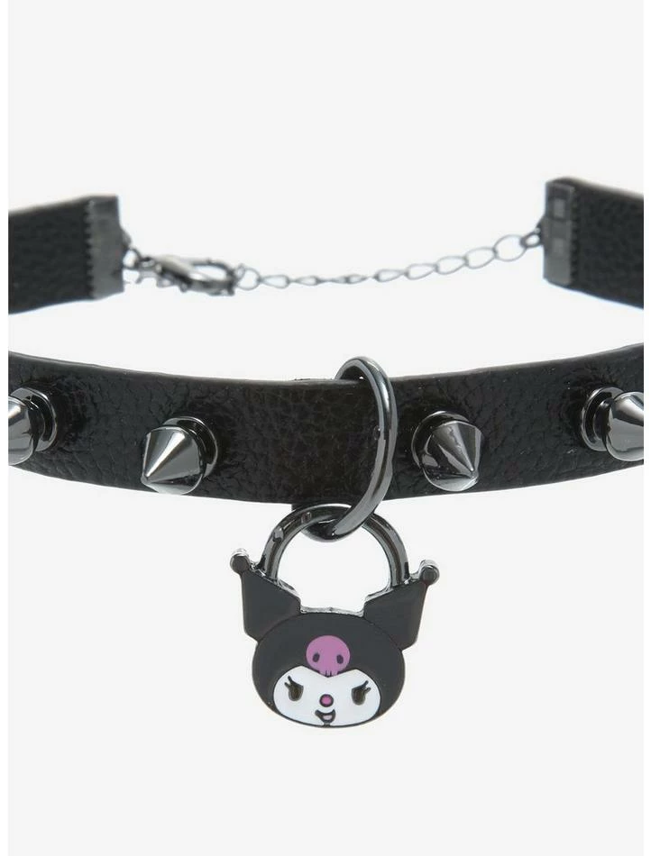 Best Sale 👍 Kuromi Padlock Spiked Choker 😀 4 Best Sale 👍 Kuromi Padlock Spiked Choker 😀 - Image 2