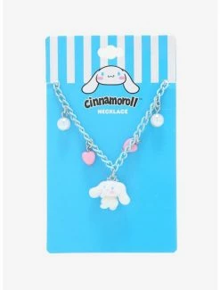 Flash Sale ✨ Cinnamoroll Hearts & Pearls Charm Necklace ✔️ -Cheap Sanrio Store 15851119 av2