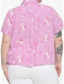 Top 10 🌟 Hello Kitty Strawberry Milk 👧 Girls Woven Button-Up Plus Size 🔔 -Cheap Sanrio Store 15897470 av2