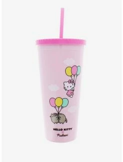 Flash Sale 🔥 Hello Kitty X Pusheen Acrylic Travel Cup 🥰