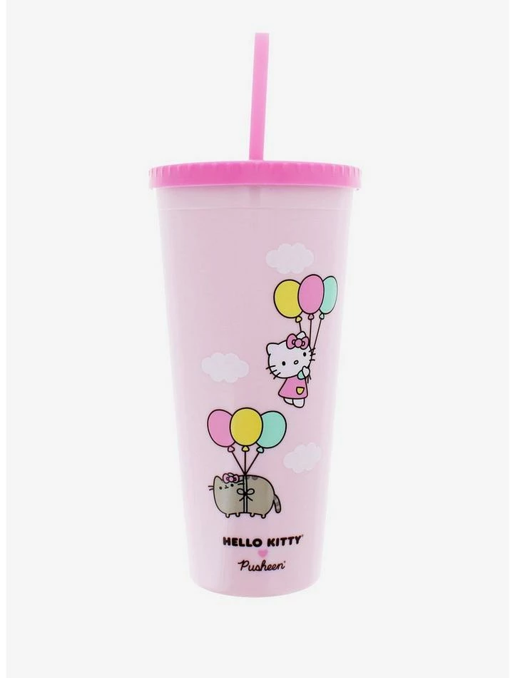 Flash Sale 🔥 Hello Kitty X Pusheen Acrylic Travel Cup 🥰 3 Flash Sale 🔥 Hello Kitty X Pusheen Acrylic Travel Cup 🥰