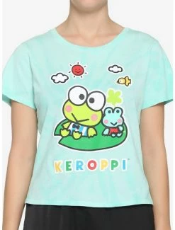 Best reviews of ⭐ Keroppi Green Tie-Dye 👧 Girls Baby T-Shirt 🤩