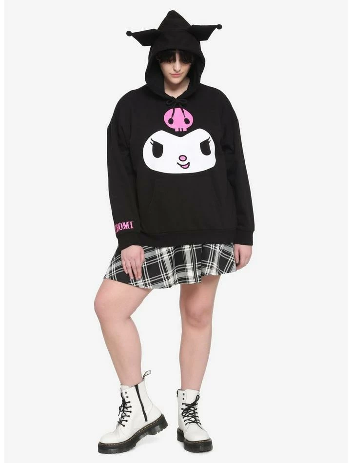 Best deal ๐ Kuromi 3D Ears ๐ง Girls Hoodie Plus Size โจ 4 Best deal ๐ Kuromi 3D Ears ๐ง Girls Hoodie Plus Size โจ - Image 2