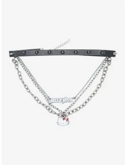 Brand new 😍 Hello Kitty Spiked Choker 👏