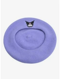 Best deal 🌟 Kuromi Embroidered Skulls Beret 🌟 -Cheap Sanrio Store 16068777 av2