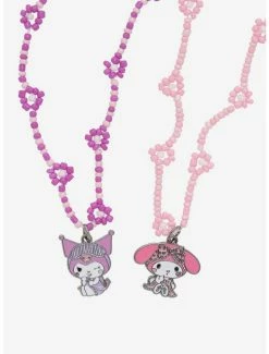 Top 10 🔥 My Melody & Kuromi Slumber Party Best Friend Necklace Set 🤩 -Cheap Sanrio Store 16259584 av2