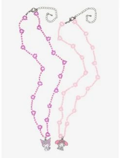 Top 10 🔥 My Melody & Kuromi Slumber Party Best Friend Necklace Set 🤩