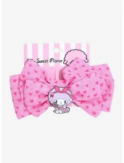 Discount 🥰 My Sweet Piano Charm Hair Bow ⌛ -Cheap Sanrio Store 16259592 av2