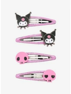 Promo 🥰 Kuromi Sparkly Hair Clip Set 💯