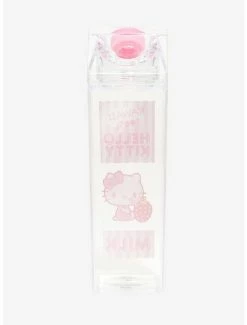 Flash Sale 😉 Hello Kitty Strawberry Milk Carton Water Bottle 🔔 -Cheap Sanrio Store 16445302 av2