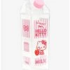 Flash Sale 😉 Hello Kitty Strawberry Milk Carton Water Bottle 🔔 -Cheap Sanrio Store 16445302 hi
