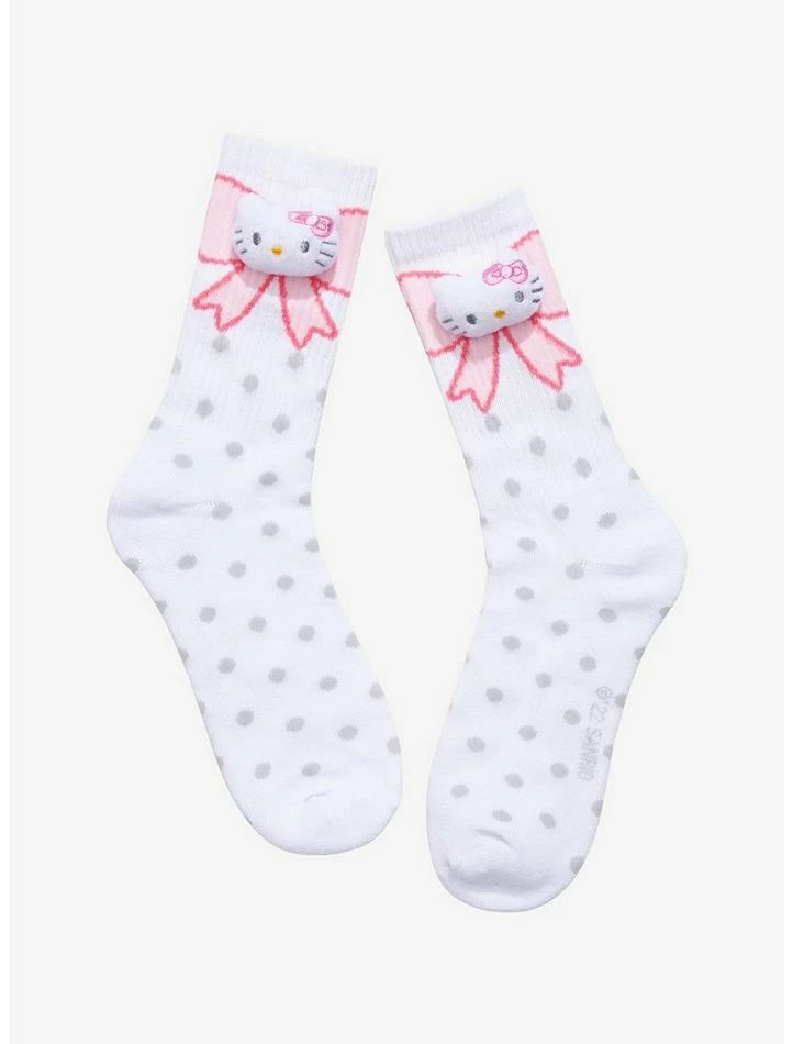 Flash Sale ๐ Hello Kitty Plush Head Crew ๐งฆ Socks ๐ 3 Flash Sale ๐ Hello Kitty Plush Head Crew ๐งฆ Socks ๐