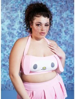 Promo 🌟 My Melody Halter Swim Top Plus Size 🔔