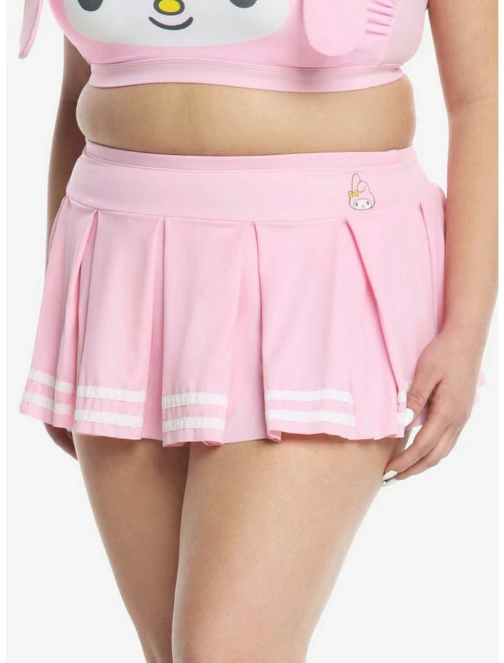 Best Pirce 👏 My Melody Varsity Stripe 👗 Skirted Swim Bottoms Plus Size 👏 4 Best Pirce 👏 My Melody Varsity Stripe 👗 Skirted Swim Bottoms Plus Size 👏 - Image 2