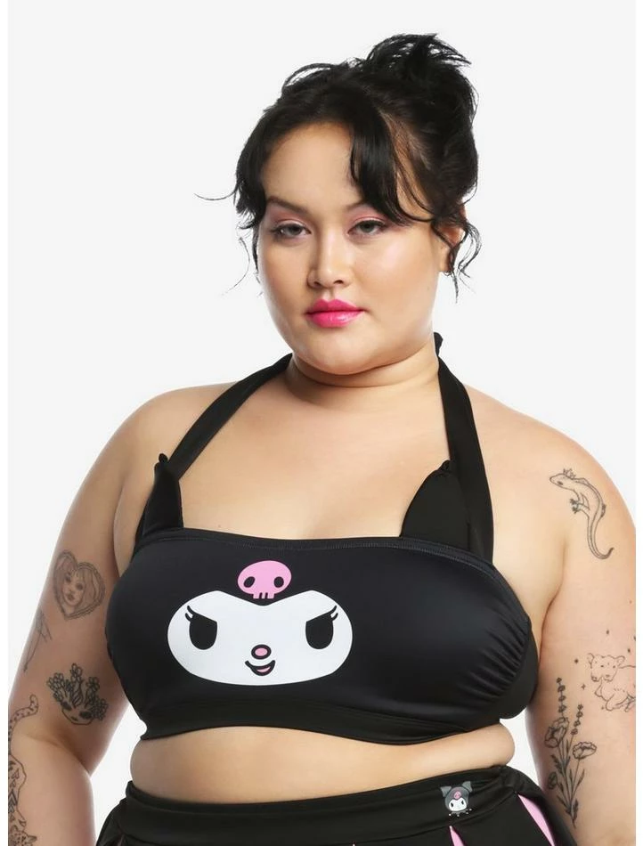 Buy β Kuromi Halter Swim Top Plus Size 𧨠4 Buy β Kuromi Halter Swim Top Plus Size 𧨠- Image 2