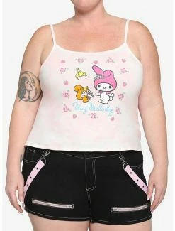Deals ๐ My Melody Roses ๐ง Girls Crop Cami Plus Size โจ