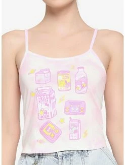 Best deal 👏 Hello Kitty Snacks 👧 Girls Crop Cami 🎁