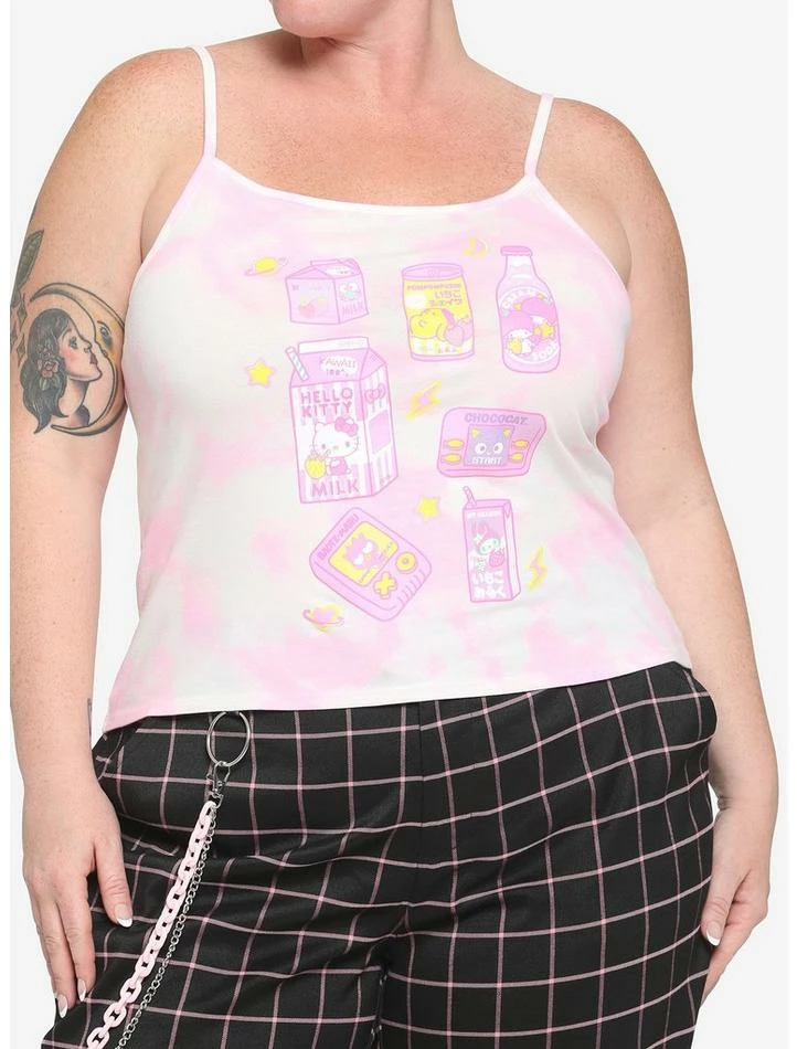 Brand new 🔥 Hello Kitty Snacks 👧 Girls Crop Cami Plus Size 😀 3 Brand new 🔥 Hello Kitty Snacks 👧 Girls Crop Cami Plus Size 😀