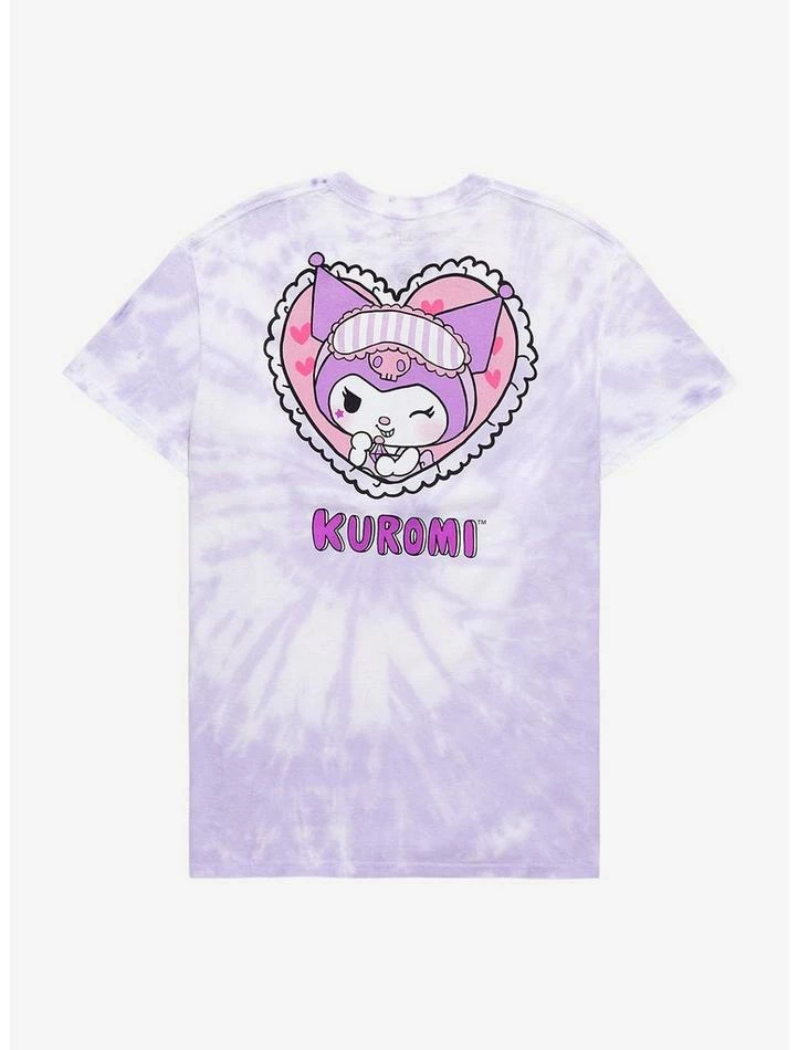 Best deal 👏 My Melody & Kuromi Pastel Tie-Dye Boyfriend Fit 👧 Girls T-Shirt 😉 4 Best deal 👏 My Melody & Kuromi Pastel Tie-Dye Boyfriend Fit 👧 Girls T-Shirt 😉 - Image 2