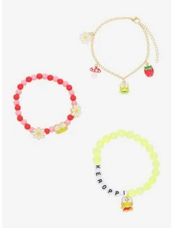 Buy โ๏ธ Keroppi Flower & Mushroom Beaded Bracelet Set ๐