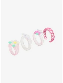 Cheapest ⭐ Cinnamoroll Strawberry Chunky Ring Set 🌟 -Cheap Sanrio Store 16816595 av1