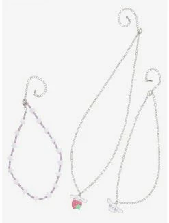 Buy 🎉 Cinnamoroll Strawberry Chain Beaded Necklace Set ✔️