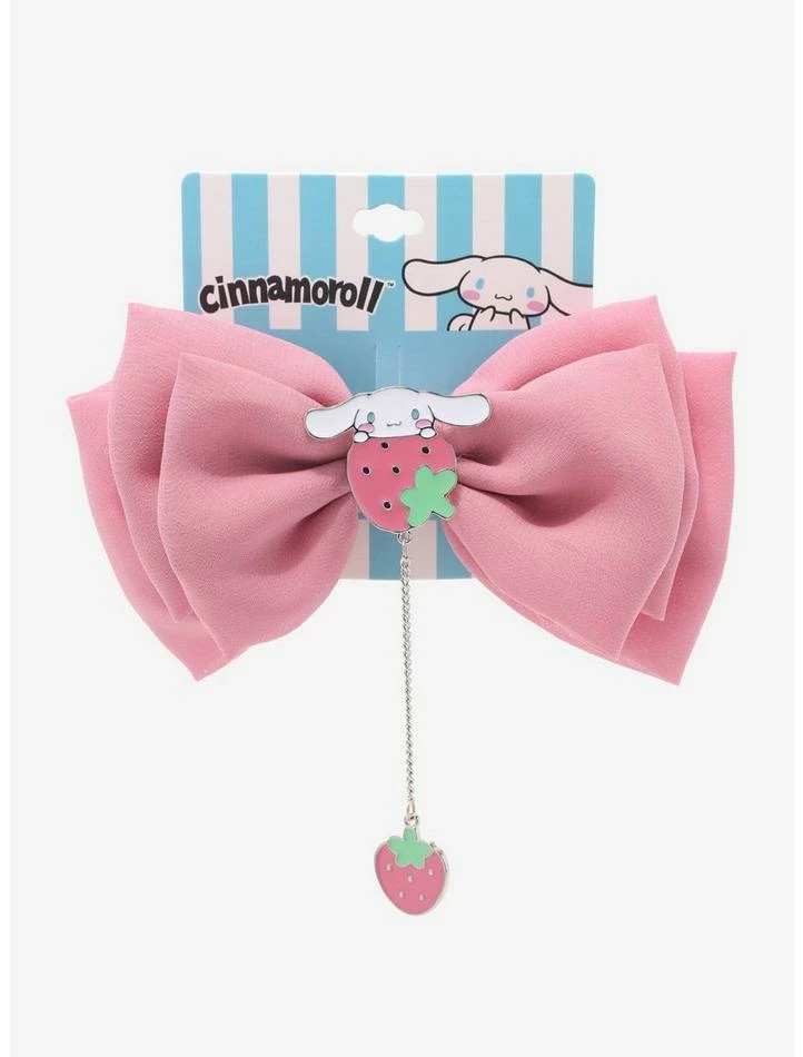 Brand new ๐ Cinnamoroll Strawberry Hair Bow ๐ 4 Brand new ๐ Cinnamoroll Strawberry Hair Bow ๐ - Image 2