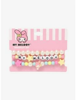Buy โญ My Melody Pearl Beaded Bracelet Set ๐