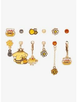 Coupon 👍 Pompompurin Bumblebee Mismatch Earring Set 🌟