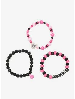 Top 10 🌟 Kuromi Heart Beaded Bracelet Set 😍