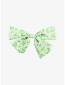Promo 🧨 Keroppi Gingham Hair Bow 🌟