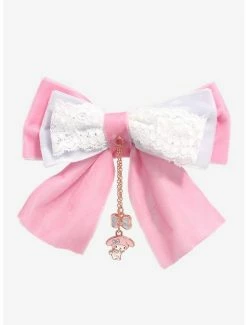 Outlet 🌟 My Melody Lace Charm Hair Bow 😀