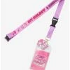Best Pirce 🛒 My Melody & Kuromi Slumber Party Lanyard 🛒 -Cheap Sanrio Store 16978143 hi