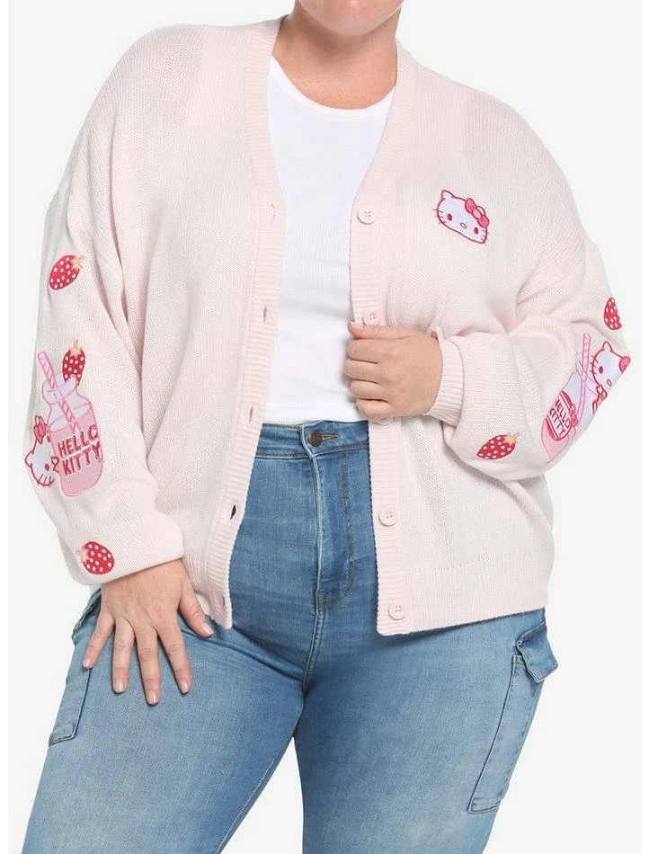 Flash Sale ๐คฉ Hello Kitty Strawberry Milk Skimmer ๐ง Girls Cardigan Plus Size ๐ 3 Flash Sale ๐คฉ Hello Kitty Strawberry Milk Skimmer ๐ง Girls Cardigan Plus Size ๐