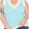 Best reviews of 🛒 Cinnamoroll Embroidery 👧 Girls Sweater Vest Plus Size 🥰