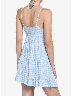 Best deal 😍 Cinnamoroll Gingham Tiered 👗 Dress 🥰 -Cheap Sanrio Store 17147403 av2