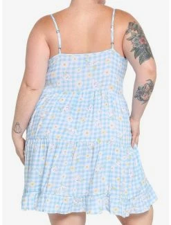 Best Sale 😍 Cinnamoroll Gingham Tiered 👗 Dress Plus Size 👍 -Cheap Sanrio Store 17147411 av2