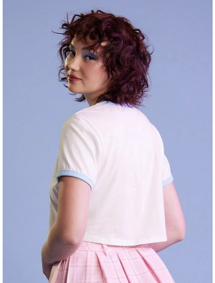 Cheap ๐งจ Cinnamoroll Birds ๐ง Girls Crop Ringer T-Shirt ๐ฏ 5 Cheap ๐งจ Cinnamoroll Birds ๐ง Girls Crop Ringer T-Shirt ๐ฏ - Image 3