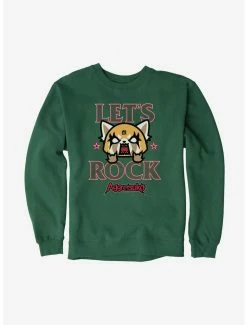 Wholesale 🌟 Aggretsuko Let's Rock Sweatshirt 🎁 -Cheap Sanrio Store 17149632 hi