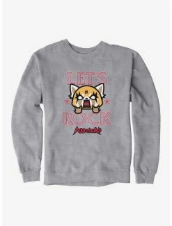 Wholesale 🌟 Aggretsuko Let's Rock Sweatshirt 🎁 -Cheap Sanrio Store 17149639 hi