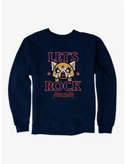 Wholesale 🌟 Aggretsuko Let's Rock Sweatshirt 🎁 -Cheap Sanrio Store 17149646 hi
