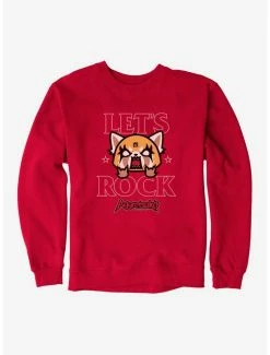 Wholesale 🌟 Aggretsuko Let's Rock Sweatshirt 🎁 -Cheap Sanrio Store 17149660 hi