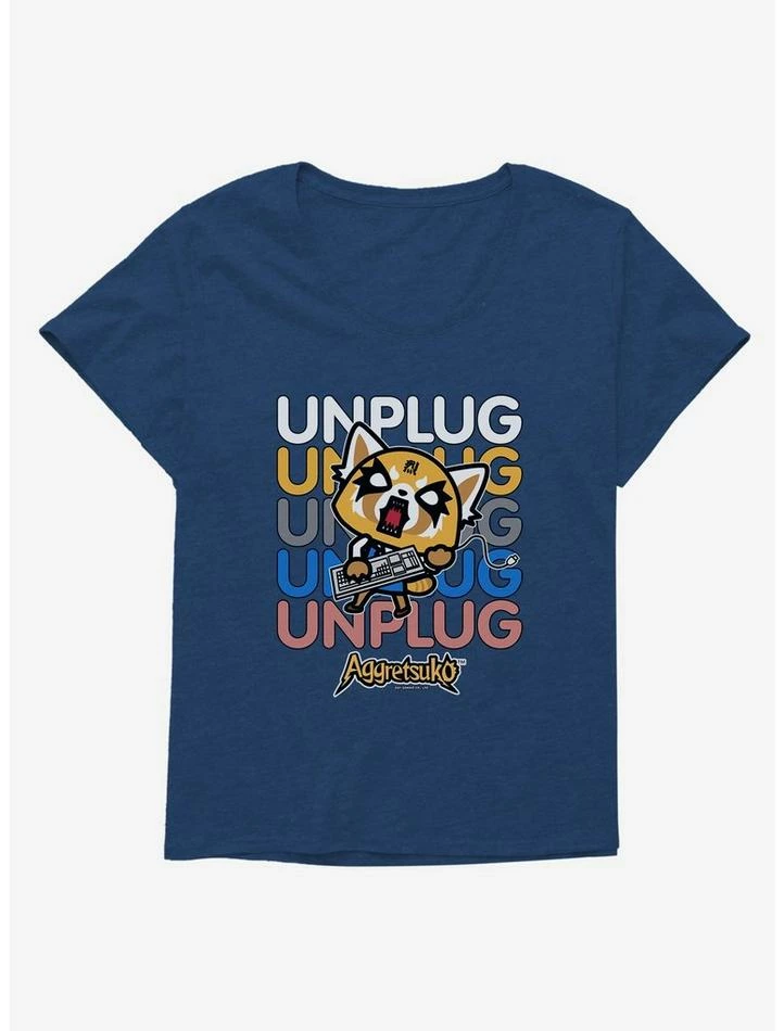 Flash Sale ๐ Aggretsuko Unplug ๐ง Girls T-Shirt Plus Size โ 6 Flash Sale ๐ Aggretsuko Unplug ๐ง Girls T-Shirt Plus Size โ - Image 4