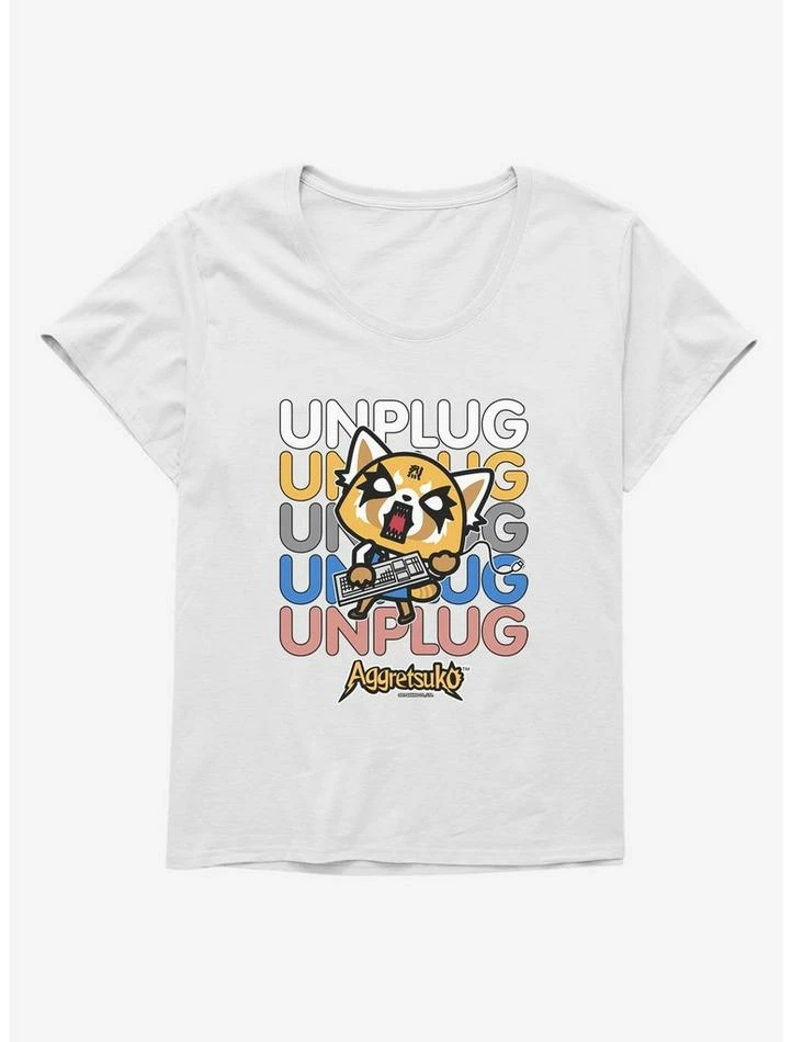 Flash Sale ๐ Aggretsuko Unplug ๐ง Girls T-Shirt Plus Size โ 7 Flash Sale ๐ Aggretsuko Unplug ๐ง Girls T-Shirt Plus Size โ - Image 5