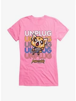 Best reviews of 😀 Aggretsuko Unplug 👧 Girls T-Shirt 🔥 -Cheap Sanrio Store 17159490 hi