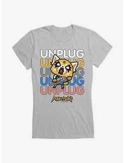 Best reviews of 😀 Aggretsuko Unplug 👧 Girls T-Shirt 🔥 -Cheap Sanrio Store 17159497 hi